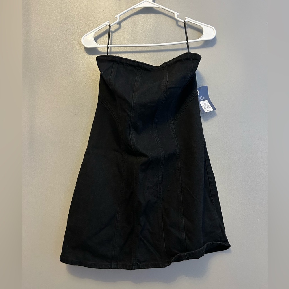 Universal thread denim Strapless Dress